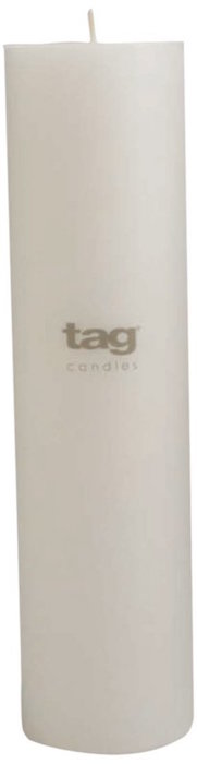 Tag 100070 3-Inch by 12-Inch Unscented Long Burning Pillar CandleWhite